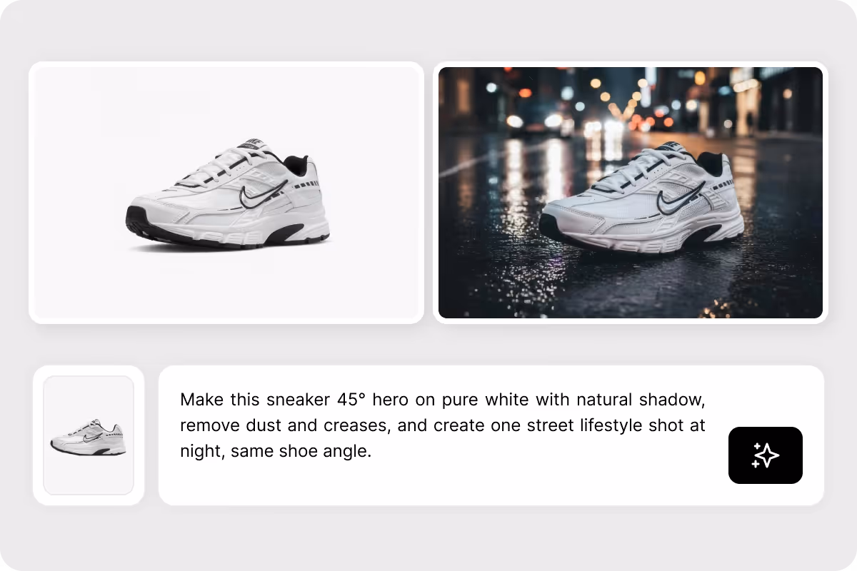 Footwear - AI Sneaker & Shoe Visual Standardizer